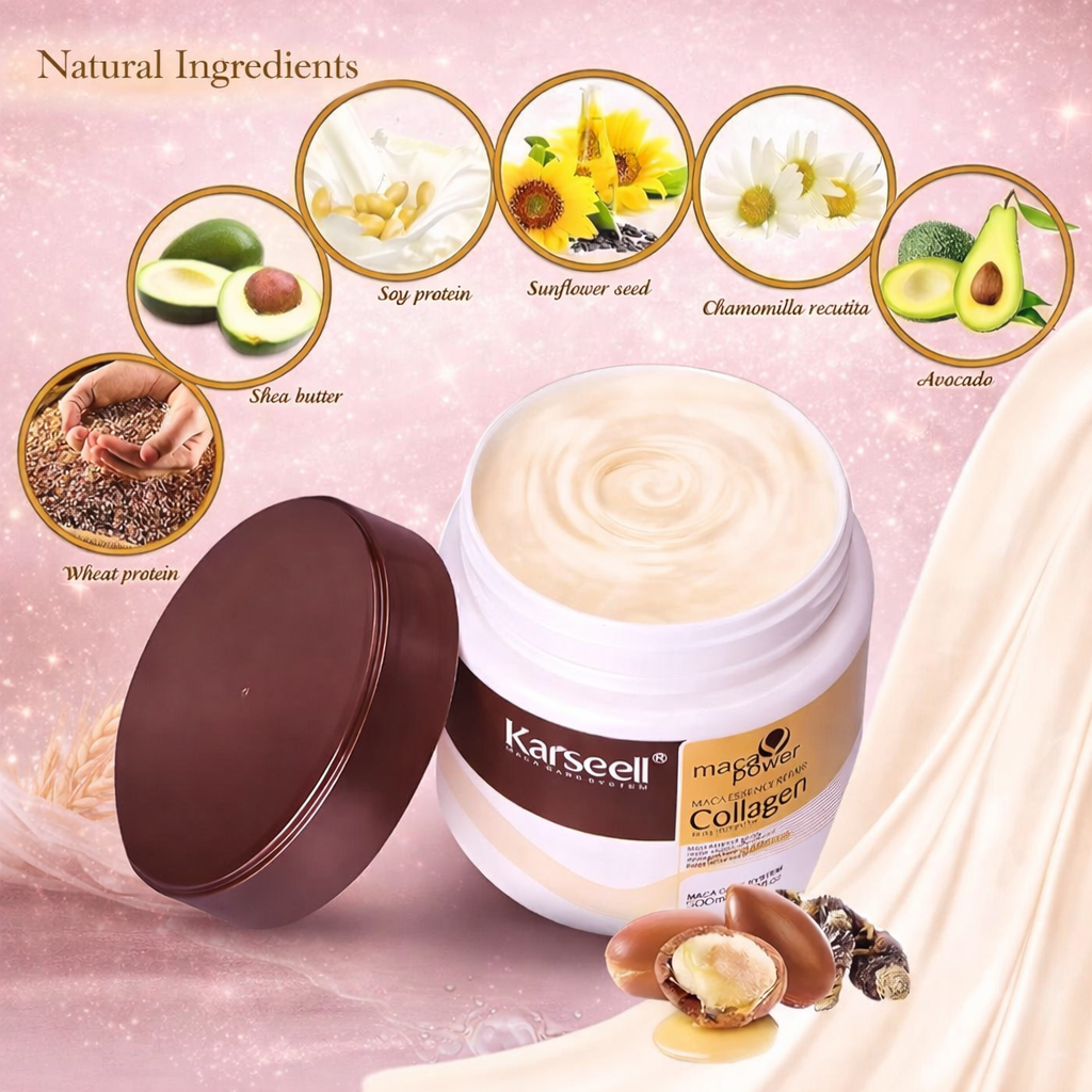 ✨ Mascarilla Capilar Premium Karseell – Hidratación y Suavidad que Sí Se Siente