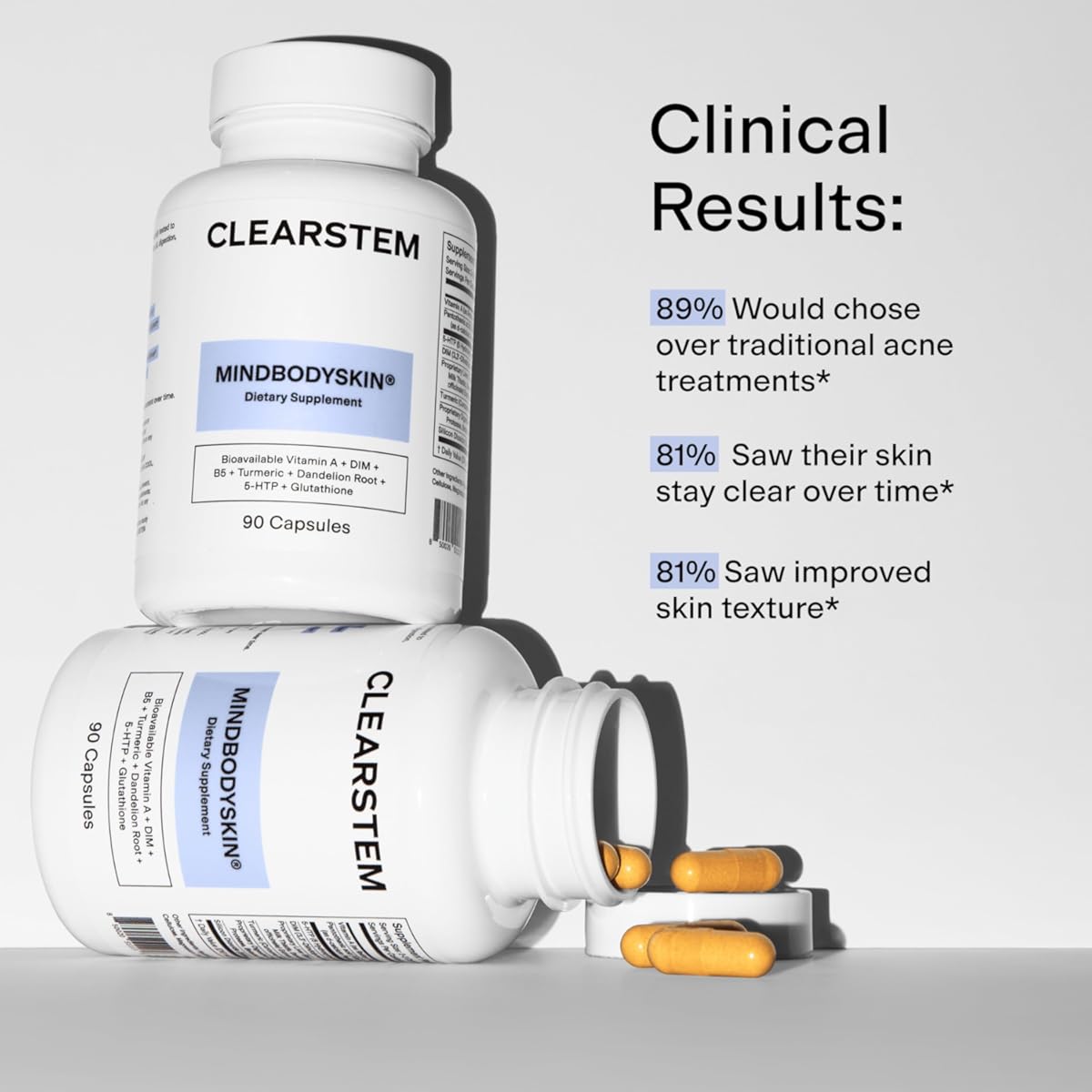 CLEARSTEM MINDBODYSKIN * 90 CAPS