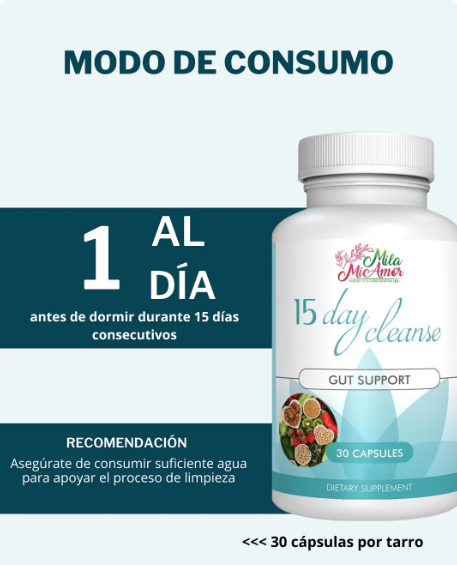 15 Days Cleanse Limpieza intestinal