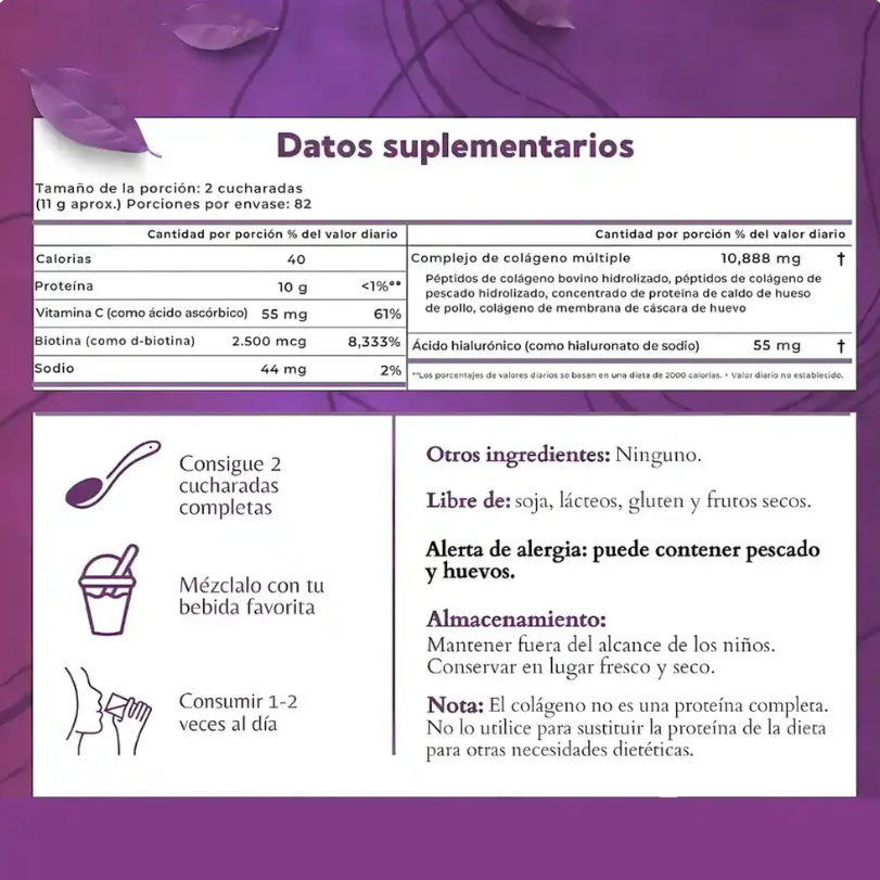 MULTICOLLAGEN PEPTIDES || LLEVA 2X1