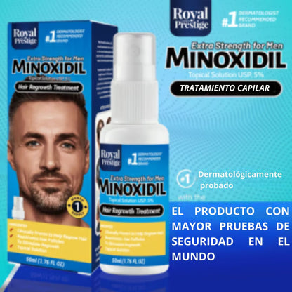 Minoxidil 5% || Más cabello, más confianza con una rutina capilar diaria