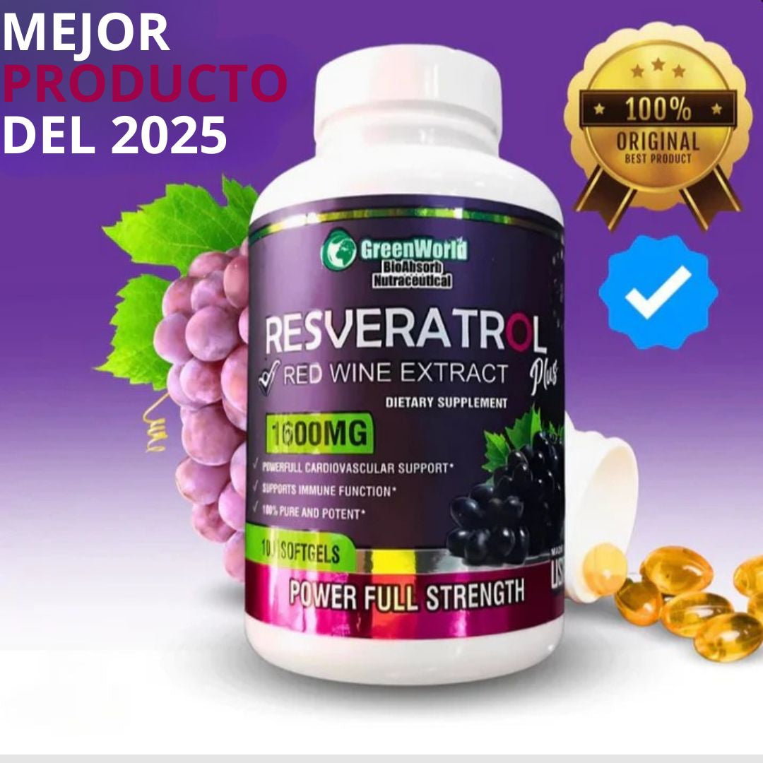 RESVERATROL - Más vitalidad y cuidado celular con Resveratrol