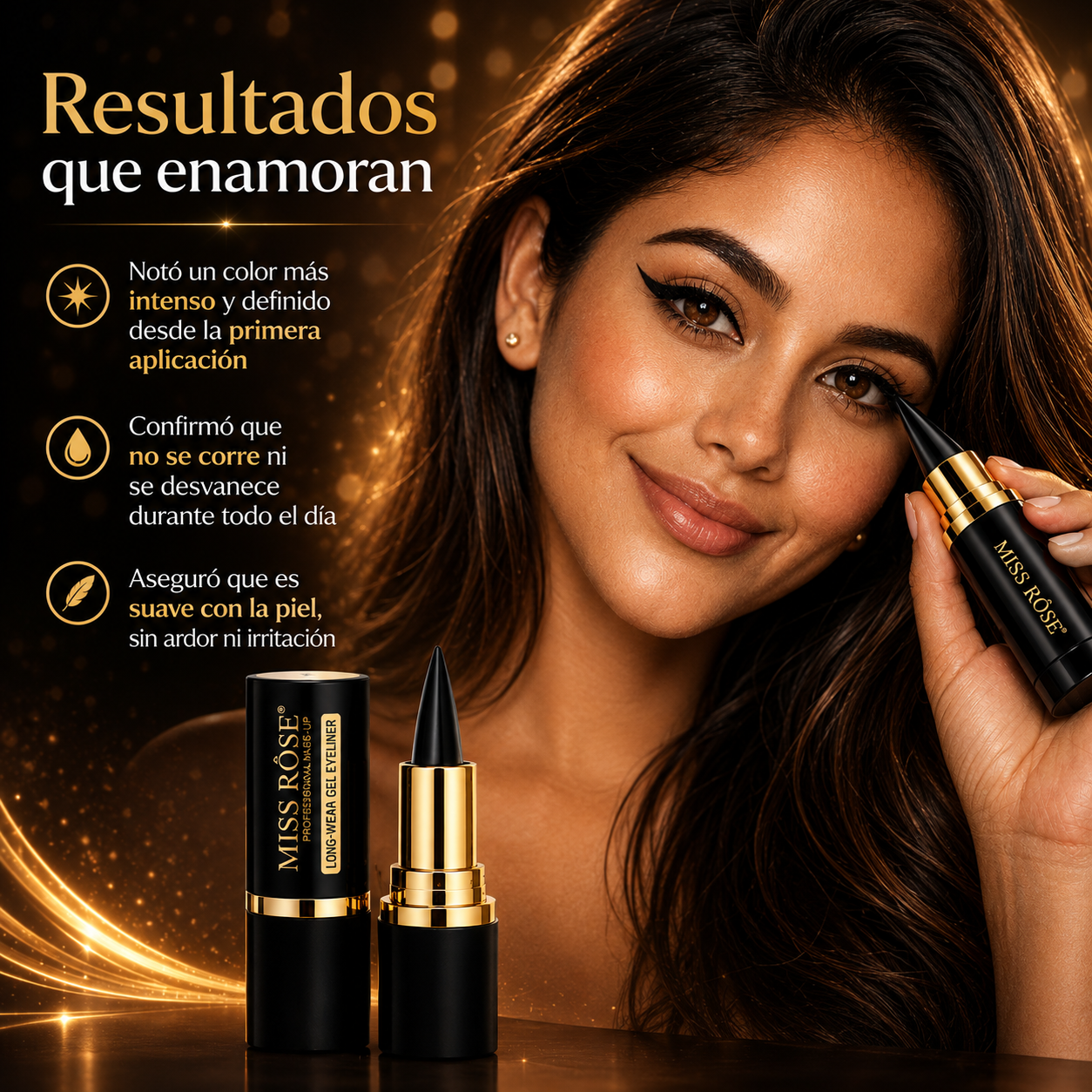 EYE LINE || Ojos definidos, mirada poderosa — sin correrse ni manchar