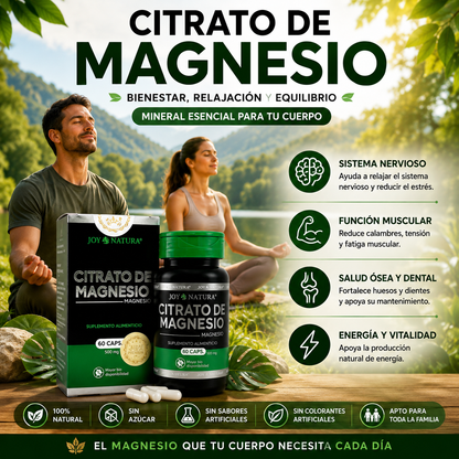 CITRATO DE MAGNESIO 60 CAPS