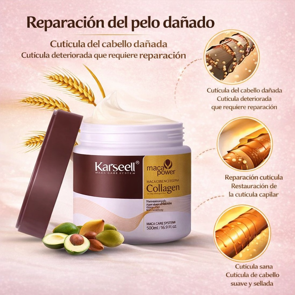 ✨ Mascarilla Capilar Premium Karseell – Hidratación y Suavidad que Sí Se Siente
