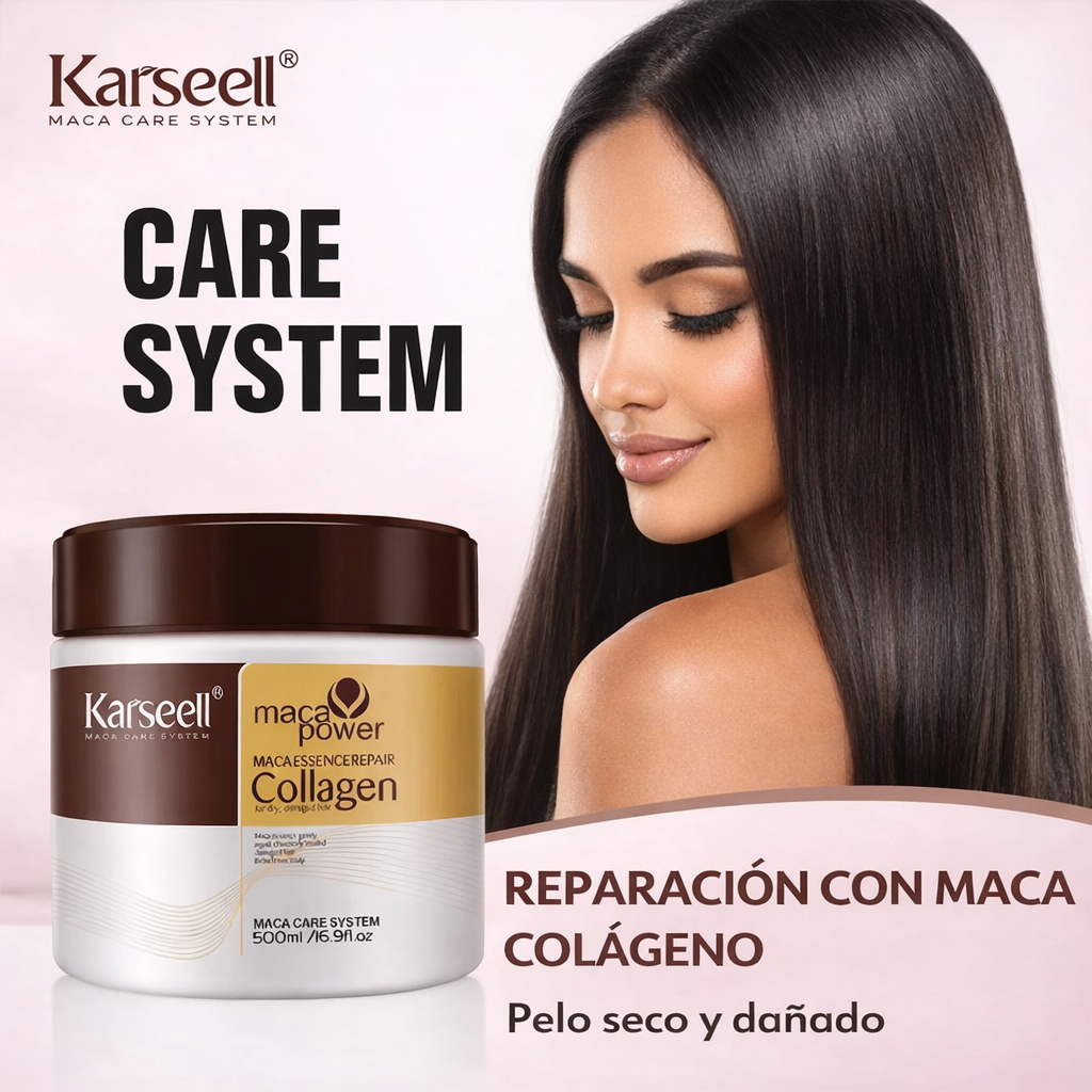 ✨ Mascarilla Capilar Premium Karseell – Hidratación y Suavidad que Sí Se Siente