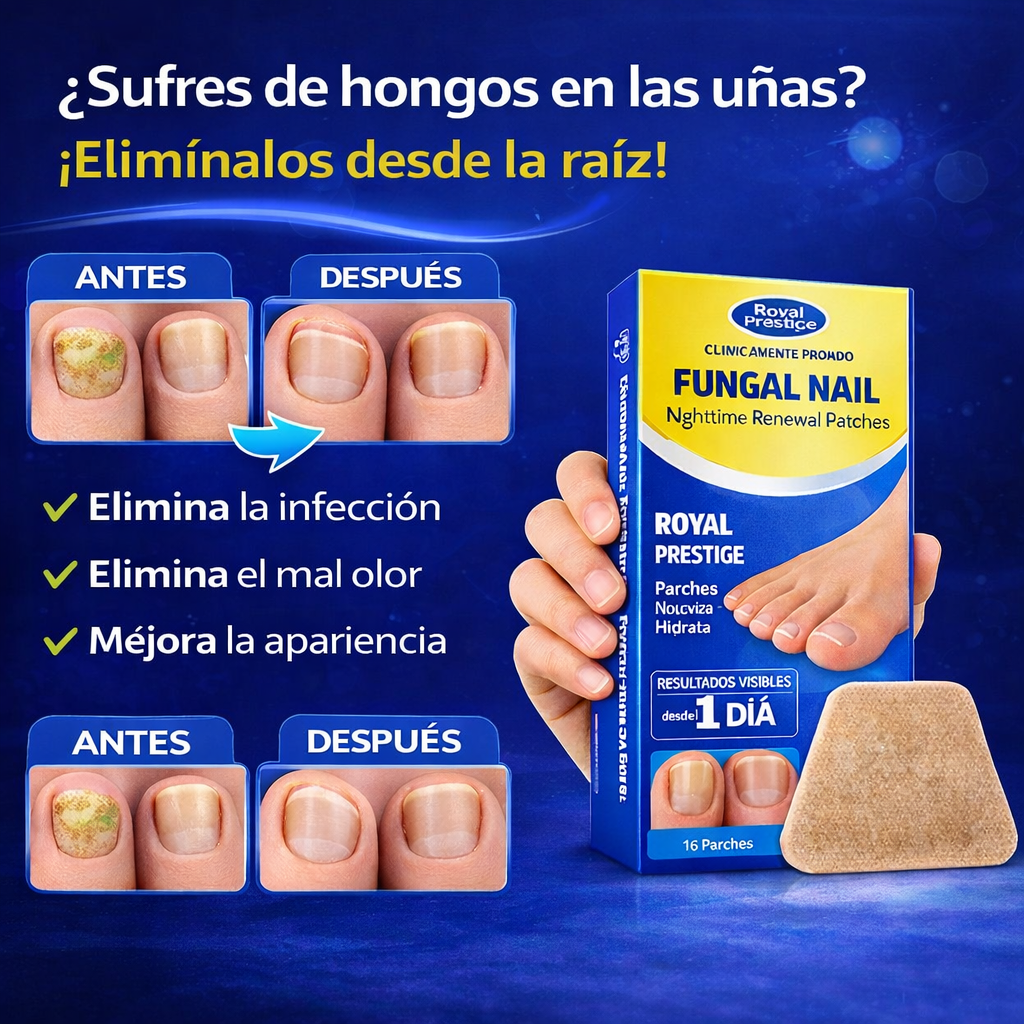 “Tratamiento nocturno para eliminar hongos en uñas”