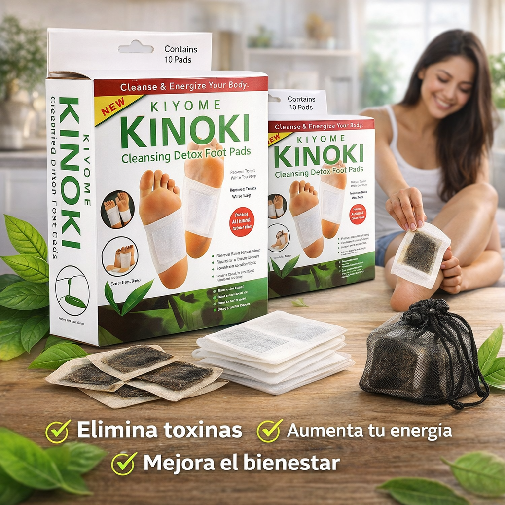 Parches Desintoxicantes Kinoki – Limpia tu cuerpo mientras duermes