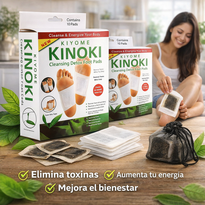 Parches Desintoxicantes Kinoki – Limpia tu cuerpo mientras duermes