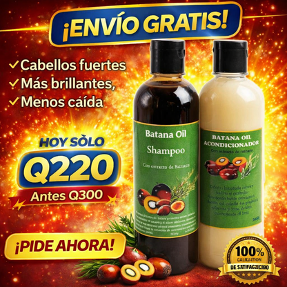 Duo de shampo y acondicionador de Batana