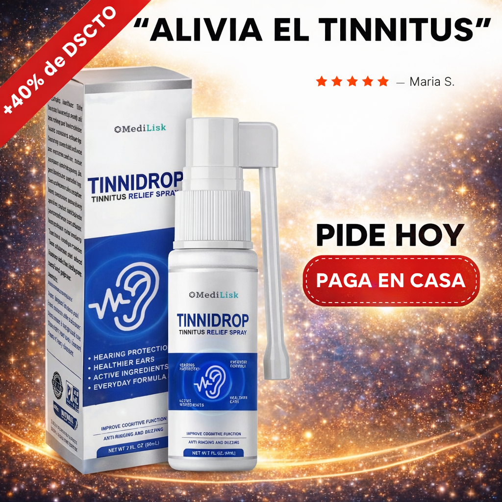 TINNIDROP || SPRAY LIMPIADOR DE OIDO