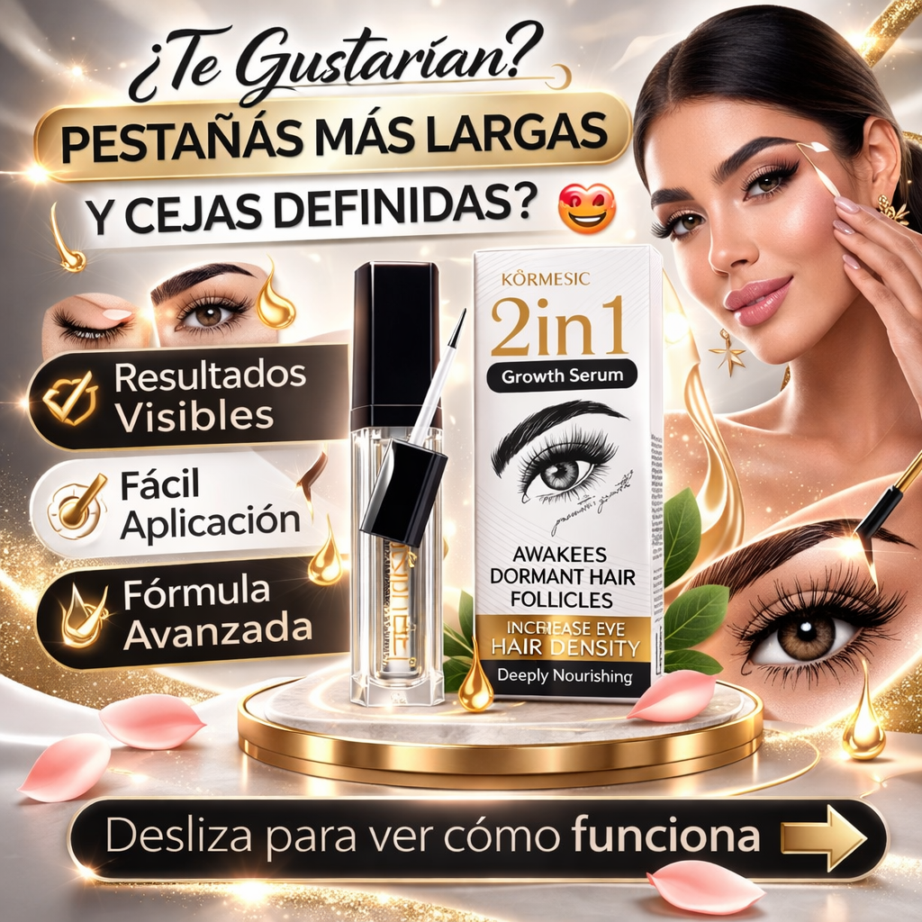 Cejas y Pestañas Más Llenas, Sanas y Definidas en Poco Tiempo