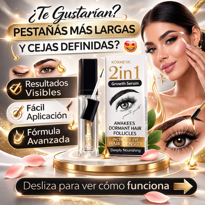 Cejas y Pestañas Más Llenas, Sanas y Definidas en Poco Tiempo
