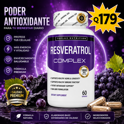 Resveratrol || REJUVENECIMIENTO NATURAL
