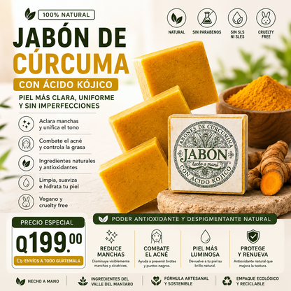 Trio de Jabón de Curcuma