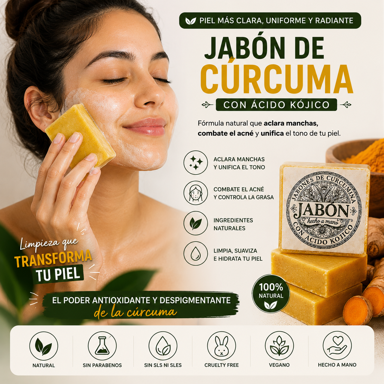 Trio de Jabón de Curcuma
