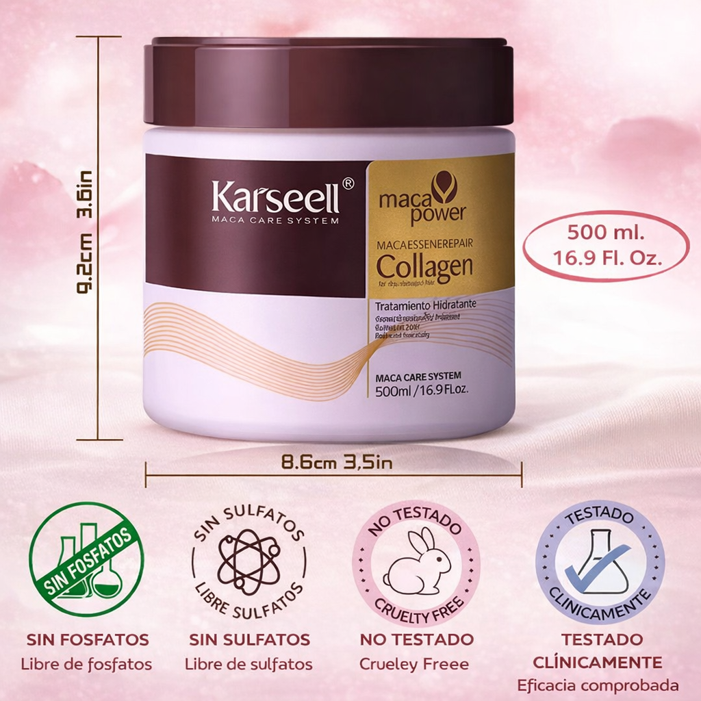 ✨ Mascarilla Capilar Premium Karseell – Hidratación y Suavidad que Sí Se Siente