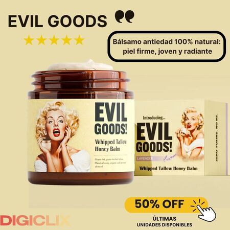 EVIL GOODS CREMA || Piel firme, joven y radiante