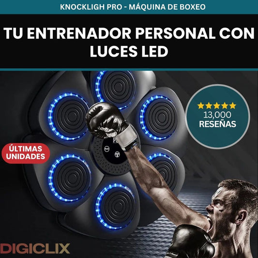 KnockLight Pro – Tu meta de disparo LED para boxeo inteligente