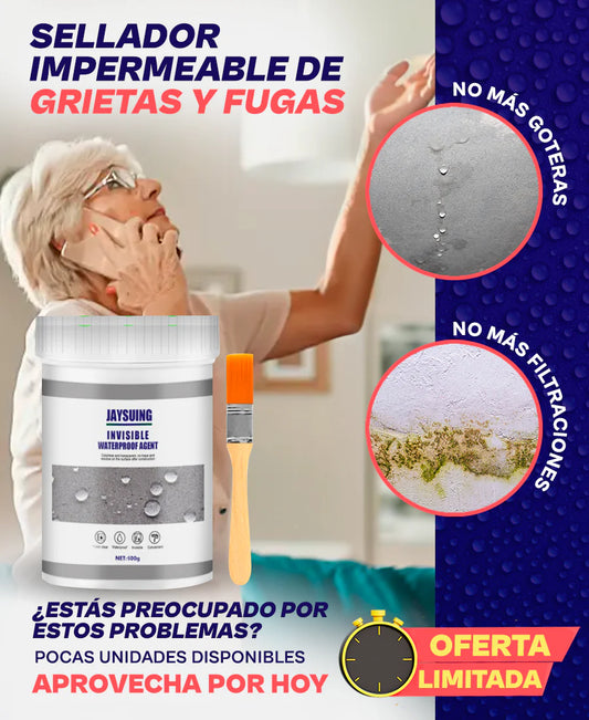 Impermeabilizante Transparente Sellador - Repara Filtraciones de agua || LEVA 2XQ149,00