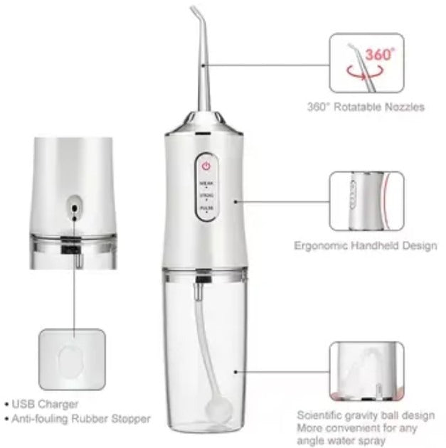Irrigador Bucal Portátil – Limpieza Profesional en Casa, Todos los Días 🦷✨