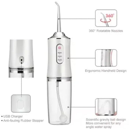 Irrigador Bucal Portátil – Limpieza Profesional en Casa, Todos los Días 🦷✨