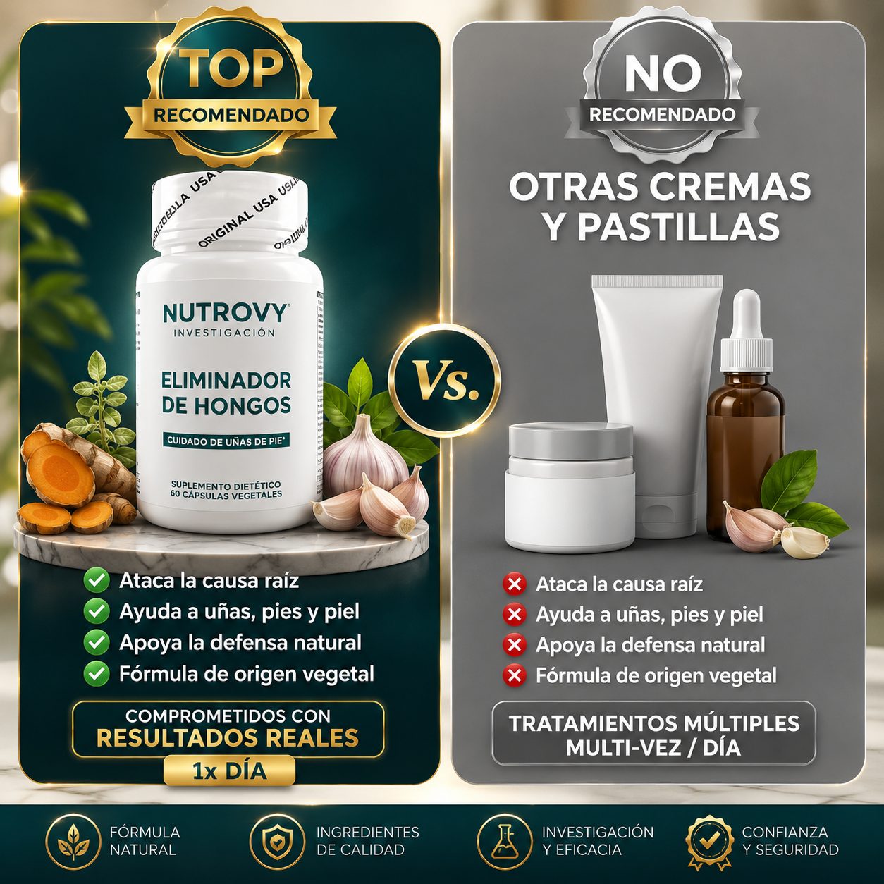 Nutrovy Eliminador De Hongos Uñas || PROMOCIÓN EXCLUSIVA SOLO POR HOY