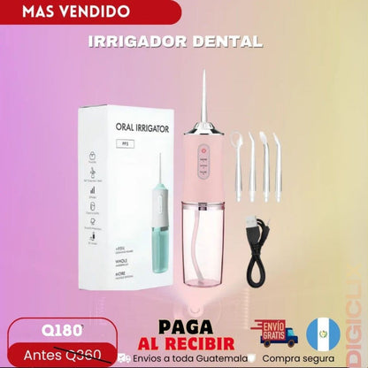 Irrigador Bucal Portátil – Limpieza Profesional en Casa, Todos los Días 🦷✨