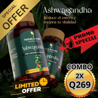 ASHWAGANDHA || REDUCE EL ESTRES - MEJORA EL SUEÑO - REDUCE EL CORTISOL
