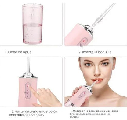 Irrigador Bucal Portátil – Limpieza Profesional en Casa, Todos los Días 🦷✨