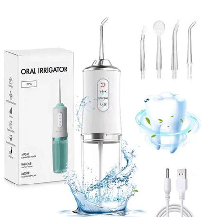 Irrigador Bucal Portátil – Limpieza Profesional en Casa, Todos los Días 🦷✨