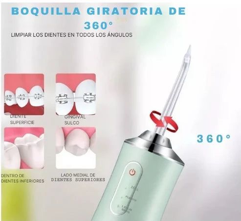 Irrigador Bucal Portátil – Limpieza Profesional en Casa, Todos los Días 🦷✨