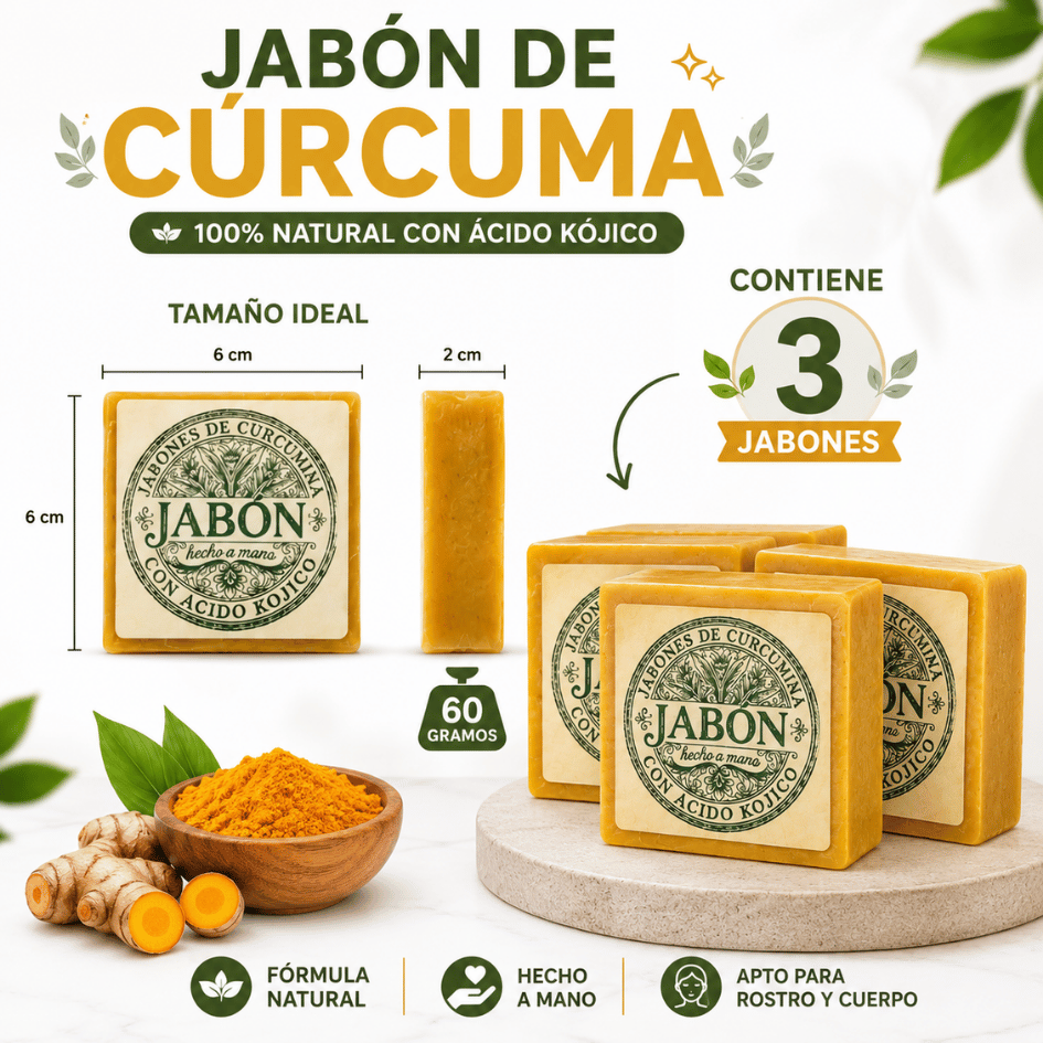 Trio de Jabón de Curcuma
