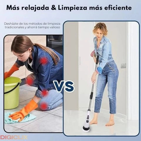 CEPILLO ELÉCTRICO DE LIMPIEZA 9 EN 1