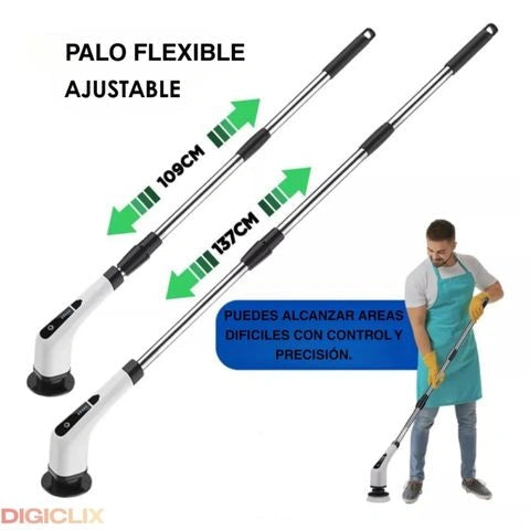 CEPILLO ELÉCTRICO DE LIMPIEZA 9 EN 1