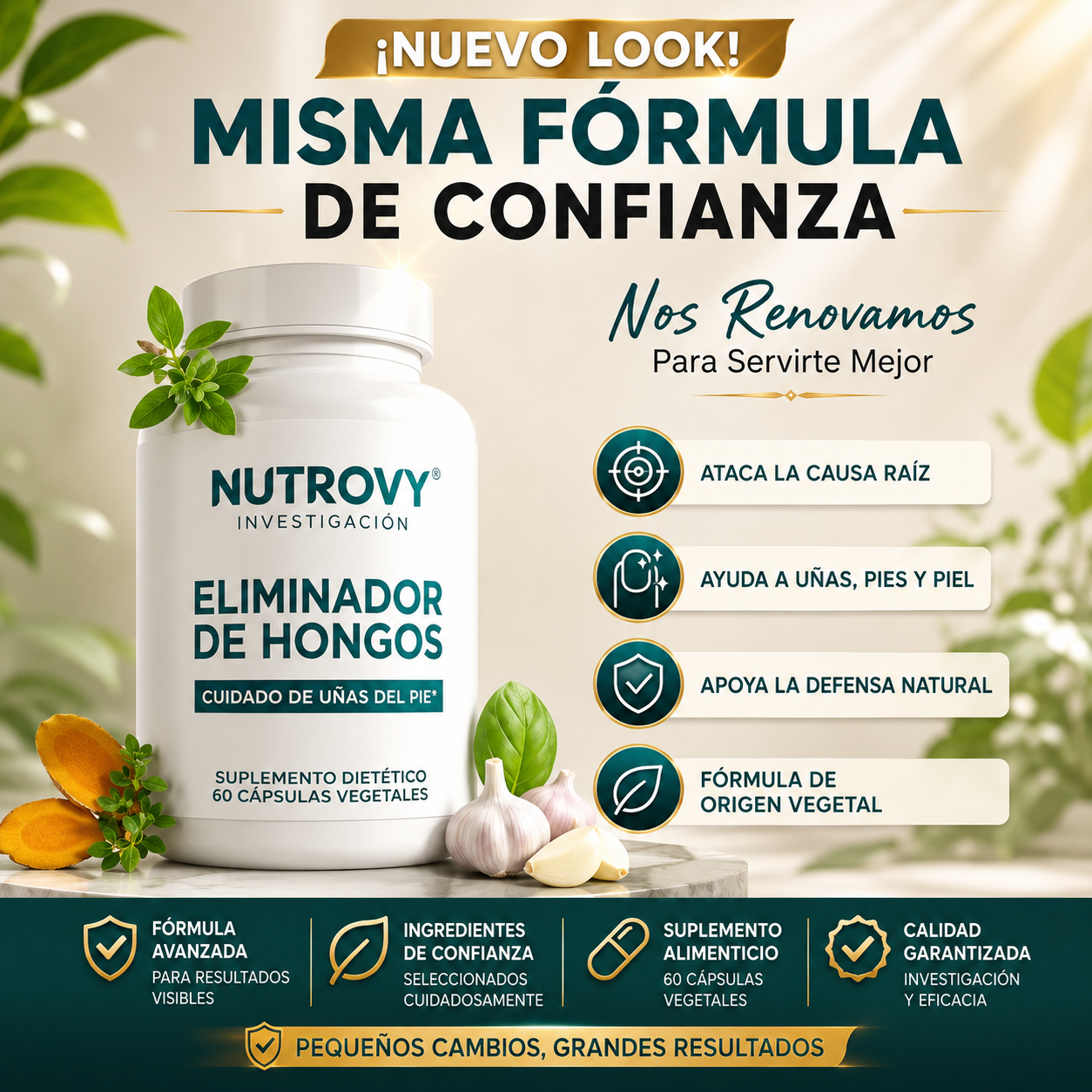 Nutrovy Eliminador De Hongos Uñas || PROMOCIÓN EXCLUSIVA SOLO POR HOY