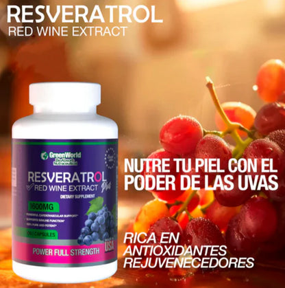 RESVERATROL - Más vitalidad y cuidado celular con Resveratrol