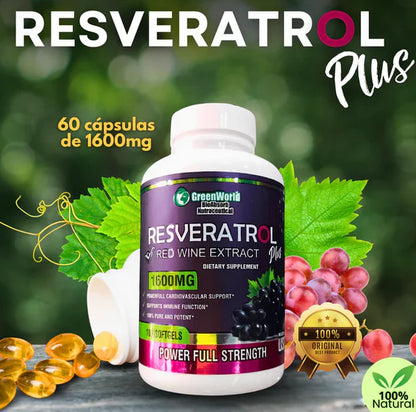 RESVERATROL - Más vitalidad y cuidado celular con Resveratrol