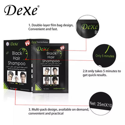 Shampoo Dexe Black Hair || Recuperá tu color natural en solo 5 minutos.