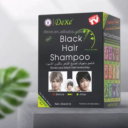 Shampoo Dexe Black Hair || Recuperá tu color natural en solo 5 minutos.