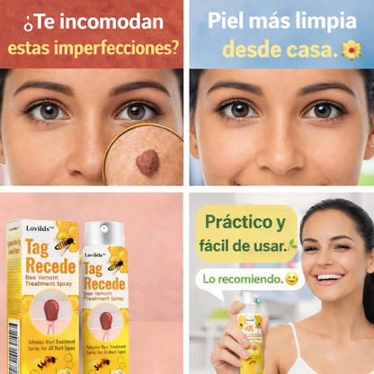 Tag Recede™ – Spray Reparador con Veneno de Abeja para Imperfecciones de la Piel